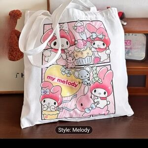 My Melody Canvas Tote